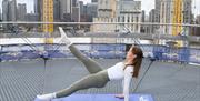 In this session, climbers can enjoy a 20-minute Pilates class at the summit