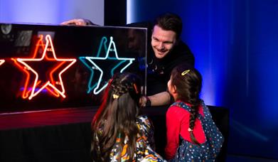 A brand-new interactive experience perfect for space-fans aged 4 to 104!