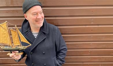 Charlie Connelly's hilarious one-man show brings the legendary shipping forecast vividly to life