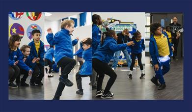 Audiomoves Boogiepod is a creative play session that gets the kids moving!