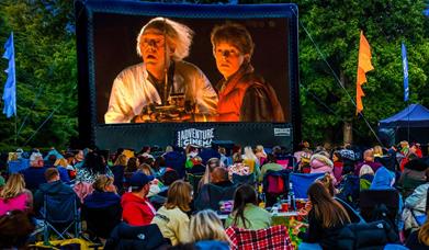 Come along to Charlton House and go Back to the Future with Adventure Cinema