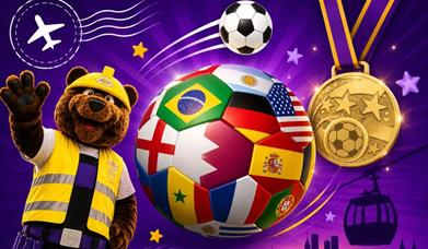 Celebrate the summer of football 2026 at the London Cable Car with Engi-Bear's Football Adventure, a fun, family-friendly experience 