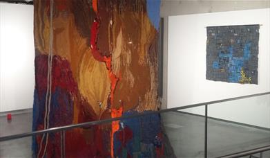 Fragments Folds and Frays exhibition at Stephen Lawrence Gallery