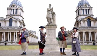 A weekend of living history as the Old Royal Naval College is overrun with pirates! 