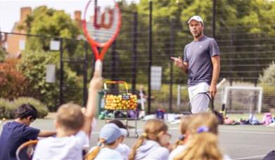 Secure your child’s place on a 12-week junior tennis coaching course.