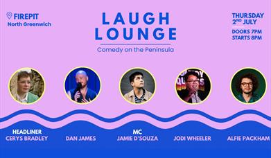 A relaxed night of laughs at Firepit Art Gallery featuring five incredible acts including host Jamie D’Souza!