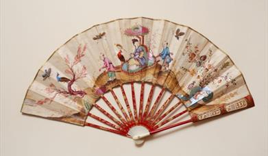'The Queen's Fan', The Fan Museum, HA Collection 1880. Formerly in the Collection of a French Queen.