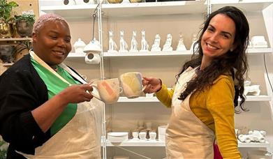 Come and take part in one of our immersive, creative pottery painting experiences...
