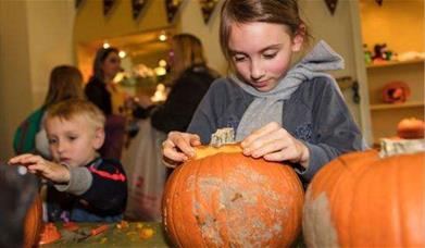 This Halloween, join one of the Pumpkin carving workshops at Eltham Palace
