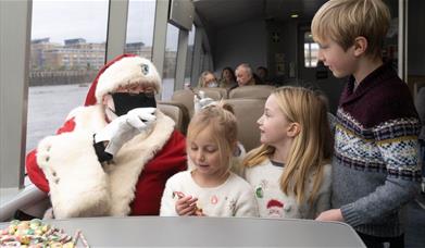 Did Santa mistake North Greenwich Pier for The North Pole?