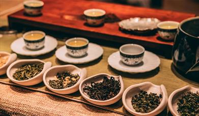 Immerse yourself in the art of tea tasting in the breathtaking setting of the Painted Hall