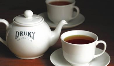 Freshly brewed Drury Tea