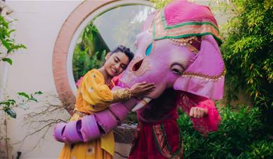 Best of friends Elnaz the Elephant and Dholli the Drummer set out on an adventure through the leafy green spaces of Greenwich Park