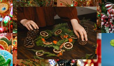 Christmas crafts, cookies and decorations