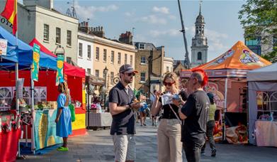 Come along to Cutty Sark Street Food Market for some fabulous food and drink choices