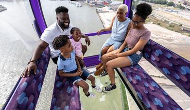 Dare to look down! Be one of the first to see London like never before with the new IFS Cloud Cable Car Glass Floor Experience.