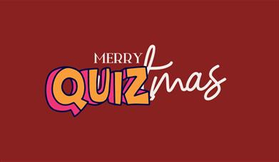 A festive Christmas Special Edition Quiz set in the Visitors' Book Café, adorned with holiday decorations and cheer!
