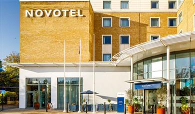 Entrance of Novotel London Greenwich hotel
