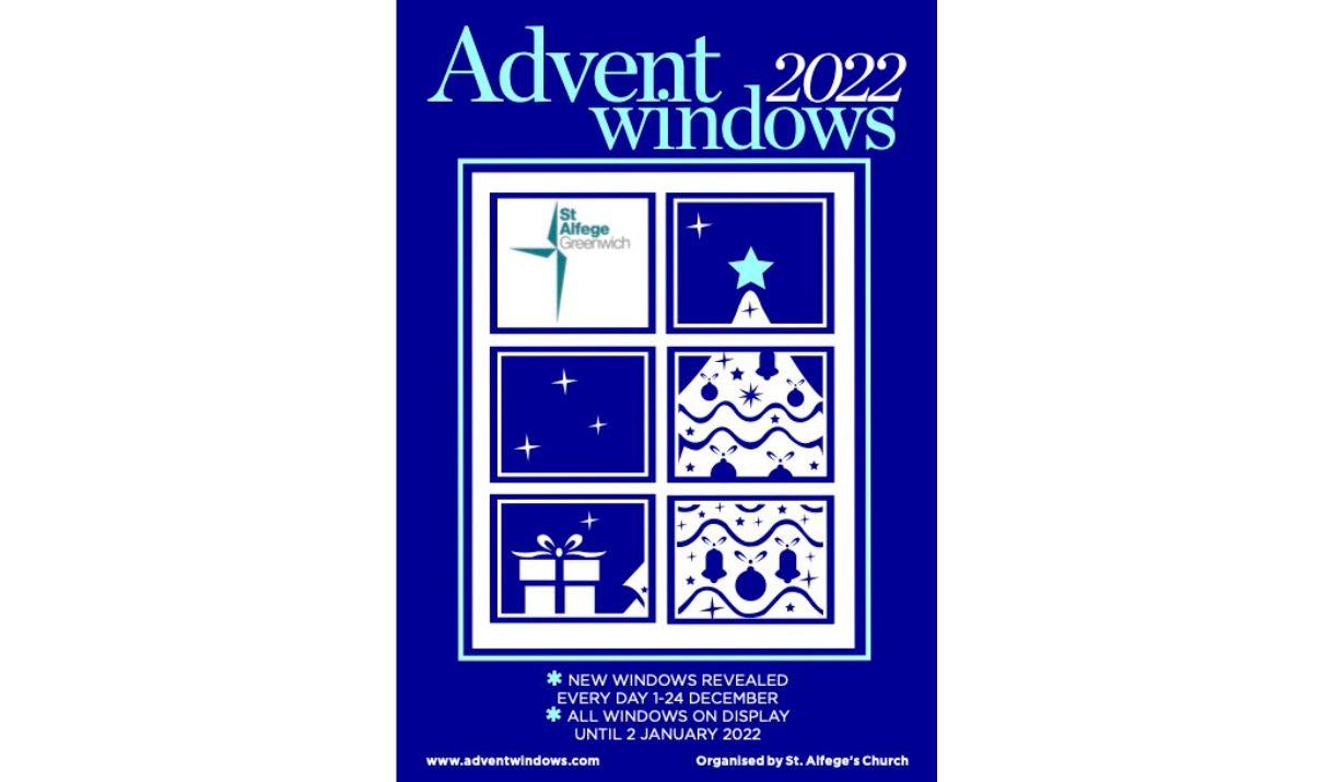 A newly decorated window will be revealed on each day of Advent in different parts of Greenwich