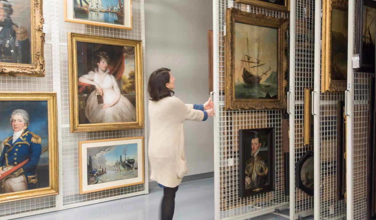 This state-of-the-art facility is home to the Royal Museums Greenwich stored collections and conservation studios