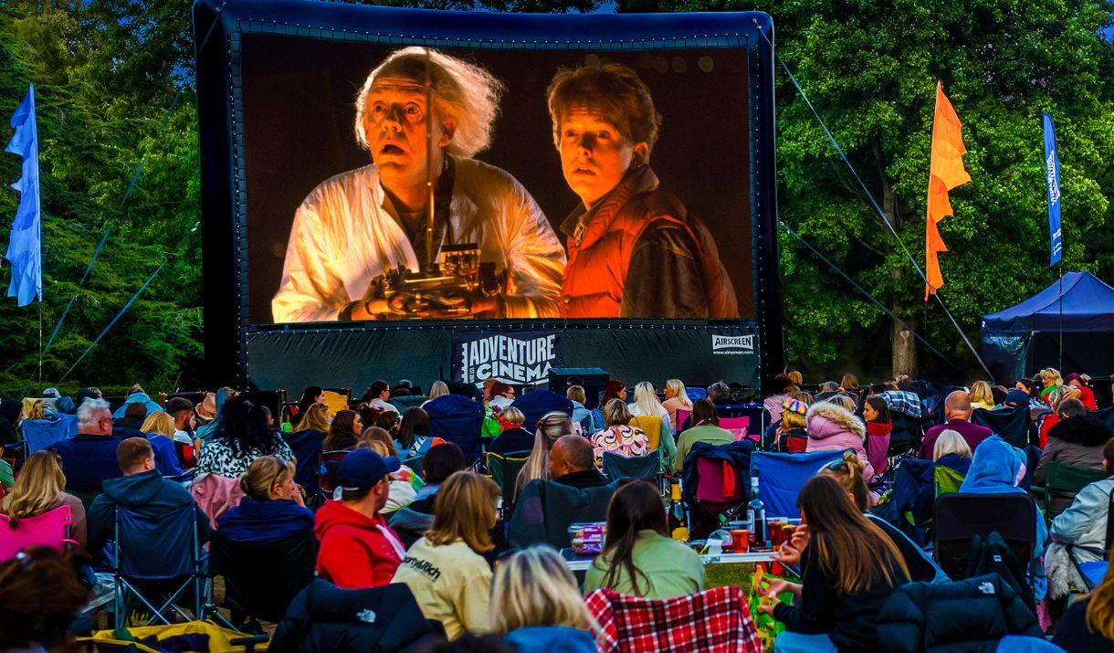 Come along to Charlton House and go Back to the Future with Adventure Cinema