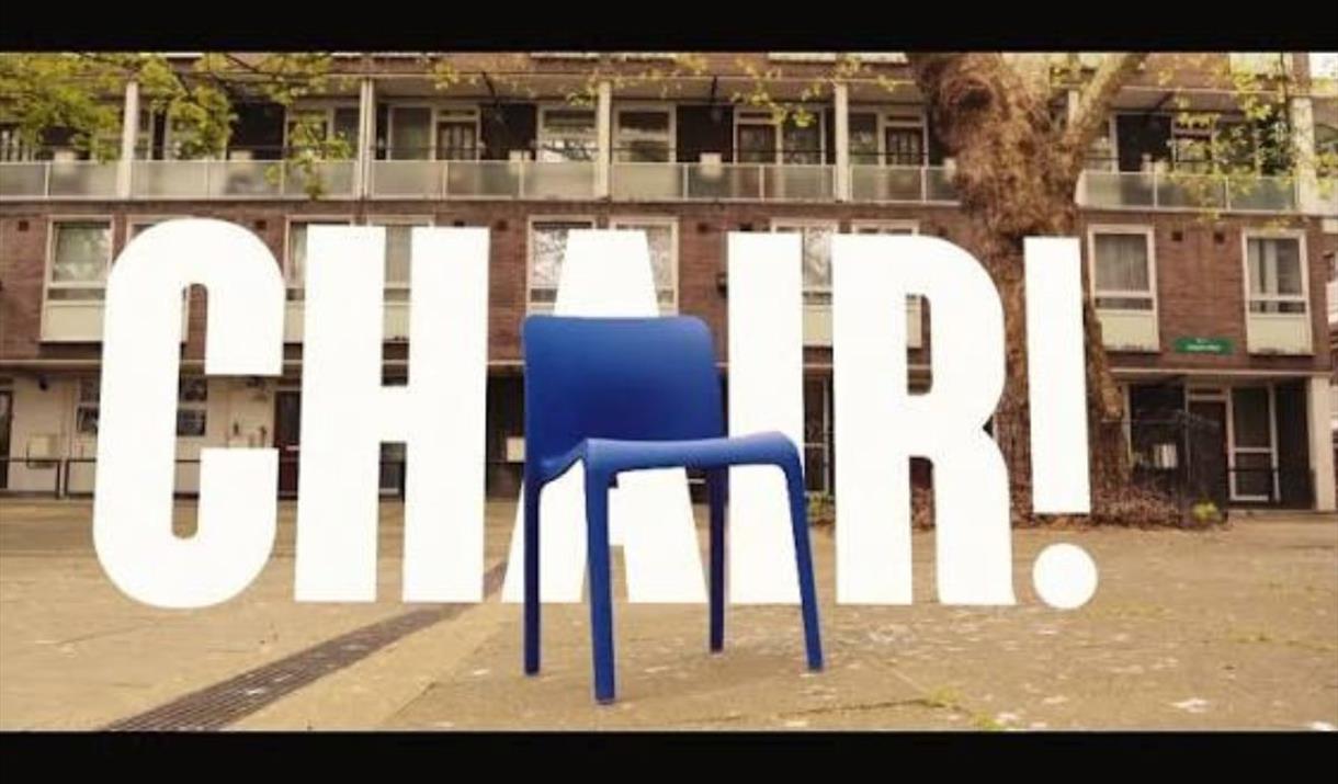 A joyous participatory performance that celebrates the act of sitting down and taking up space