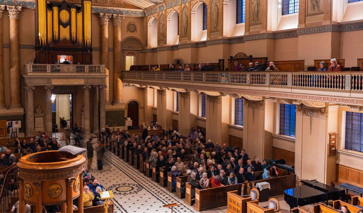 A memorable evening celebrating the remarkable sound of the restored organ in the Chapel of St Peter and St Paul
