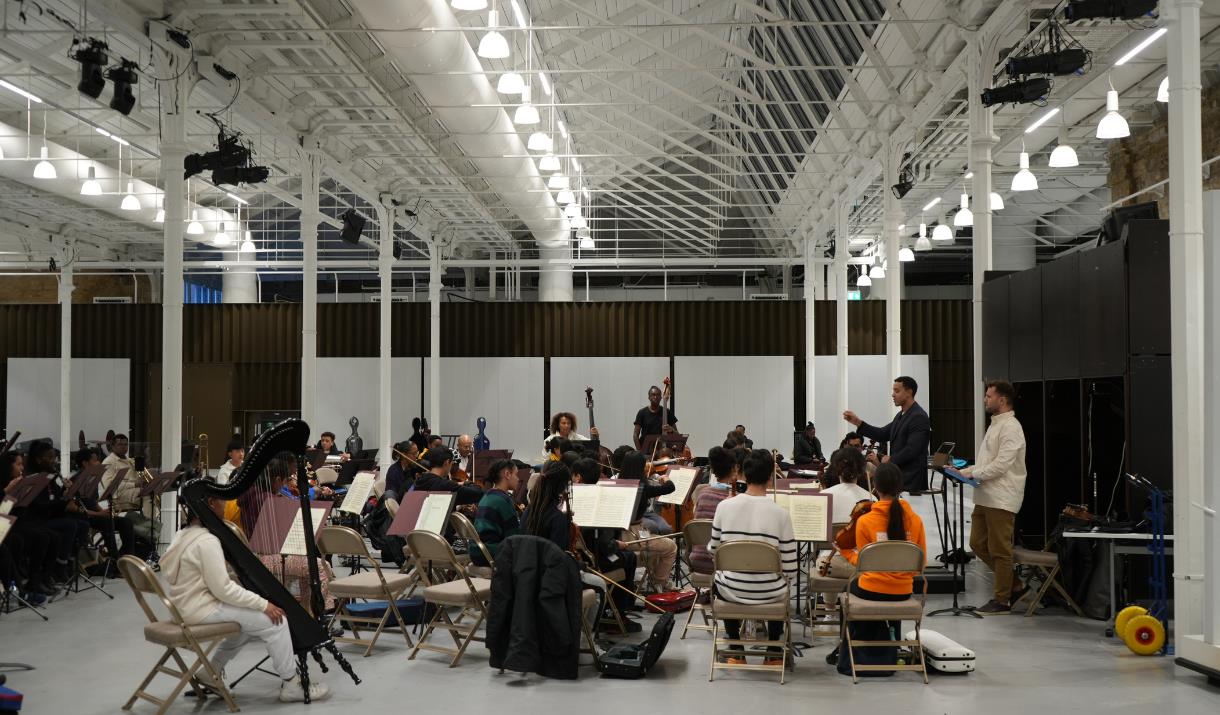 Join Woolwich Works for Chineke! Junior Orchestra as they share the results of their weekend working together