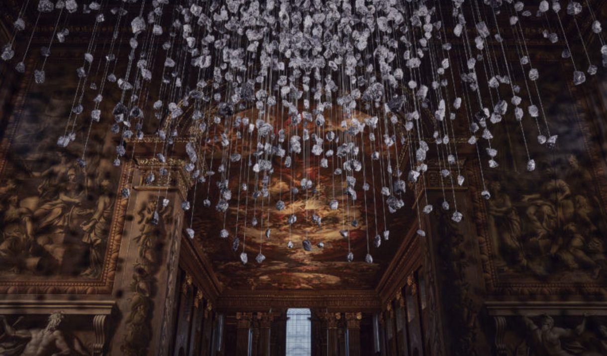 Paul Cocksedge Studio, Coalescence in the Painted Hall, 2023. Photographs by Mark Cocksedge