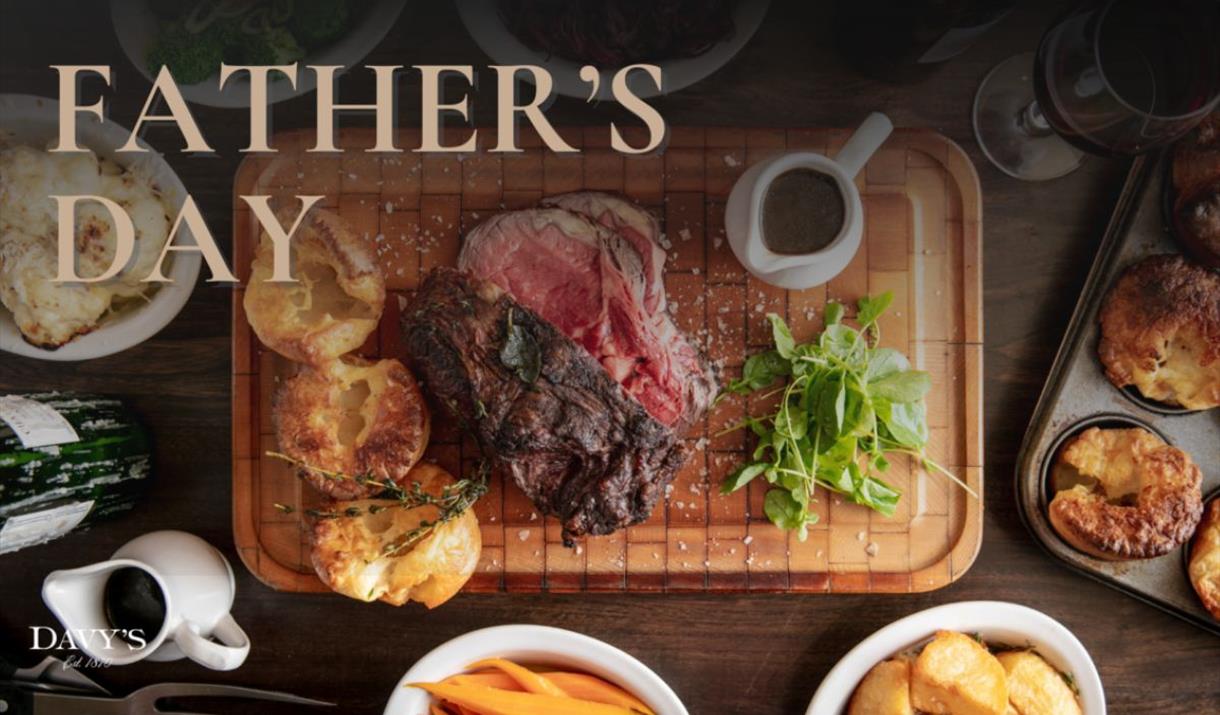 Celebrate Father’s Day with a special British Sunday Roast at Davys Wine Vaults, Greenwich