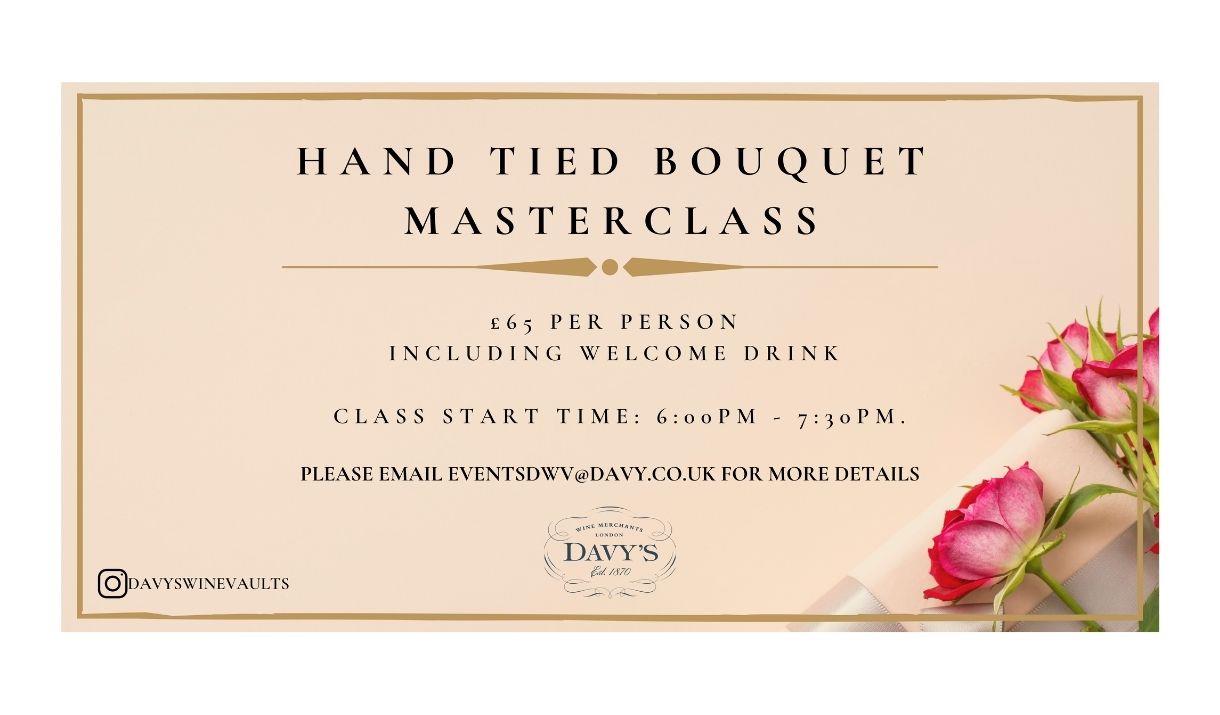 A delightful flower arranging masterclass with the local florist expert Blooms by G