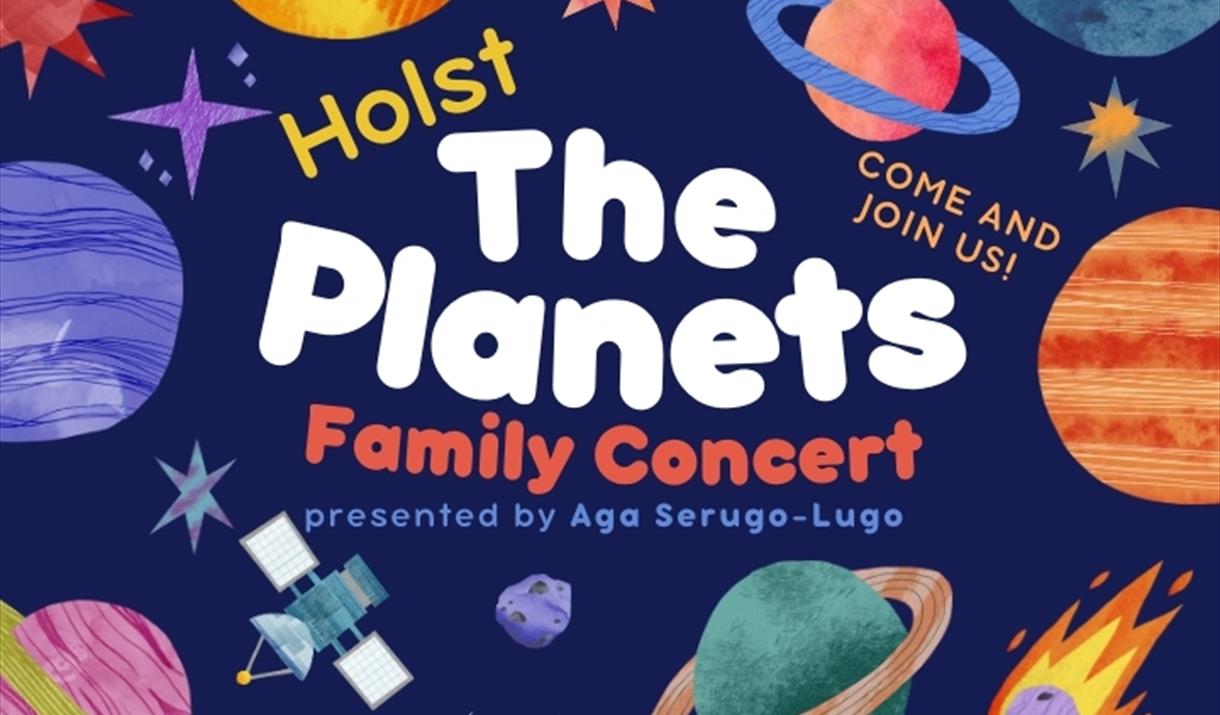 An unforgettable concert experience with Holst’s The Planets, where classical music comes to life in a way that children will adore!