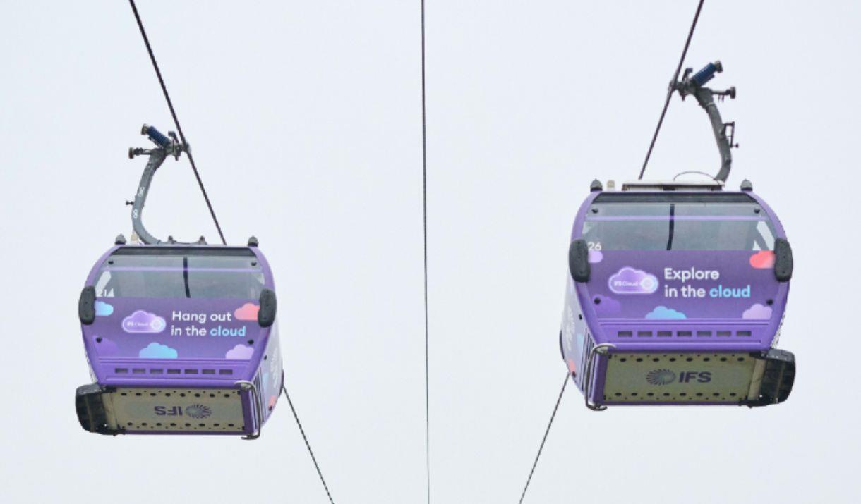 Soar 90M over the Thames on the IFS Cloud Cable Car!