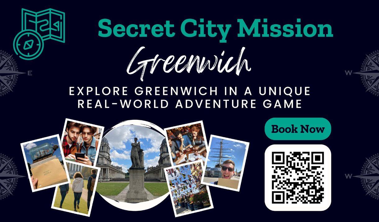 Explore Greenwich in a unique real-world adventure game