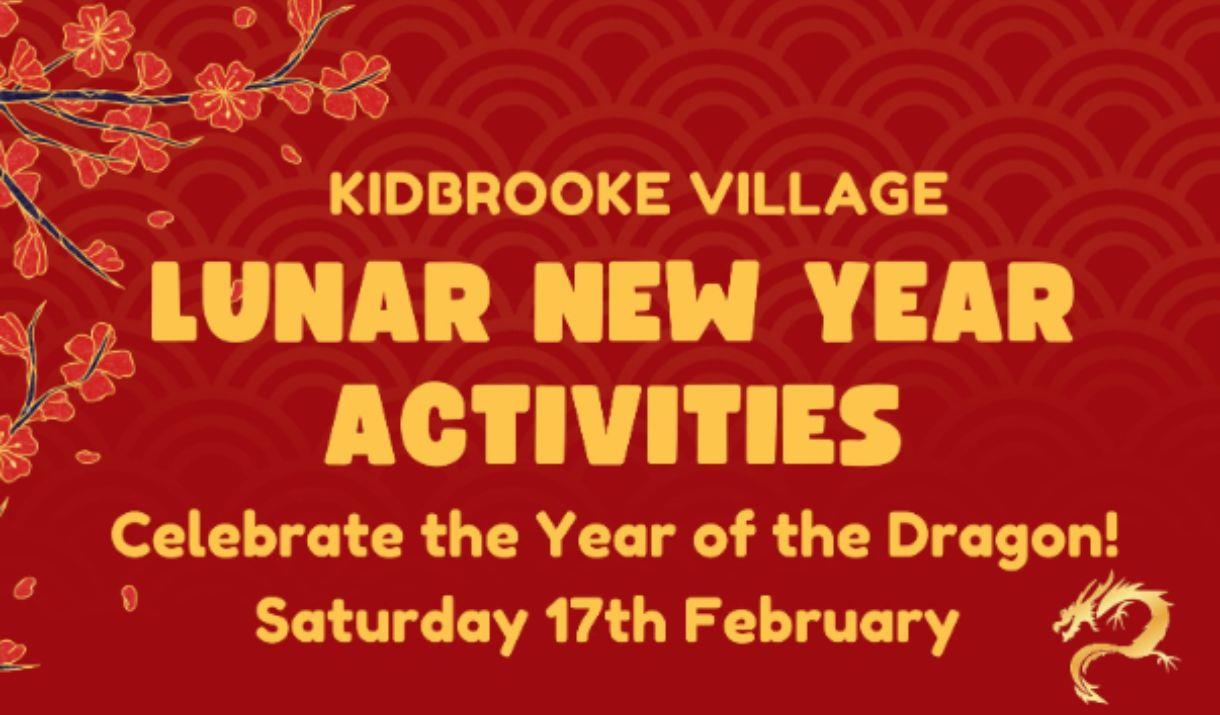 Come and celebrate the Lunar New Year at Kidbrooke Village on Saturday 17th February