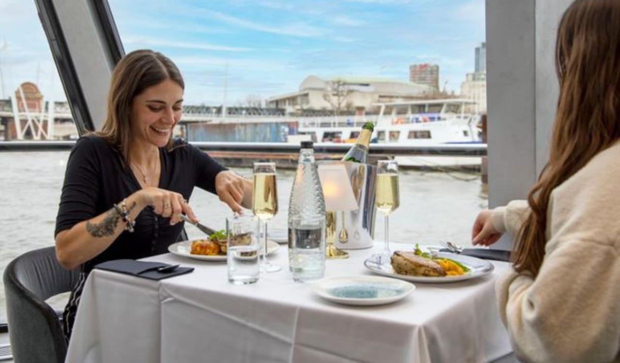 Experience the epitome of river dining with City Cruises' Lunch Cruise on the River Thames