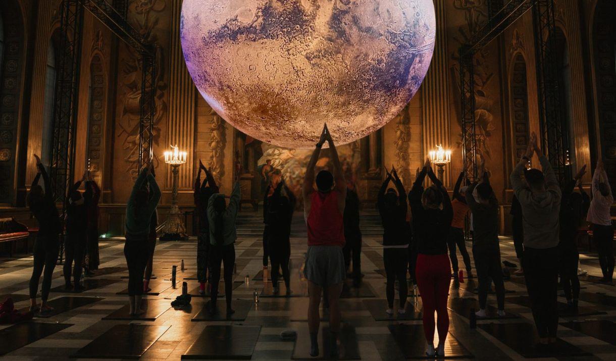 Set your intentions for 2025 with a transformative 45-minute vinyasa yoga session beneath Luke Jerram’s Mars installation, followed by a revitalising