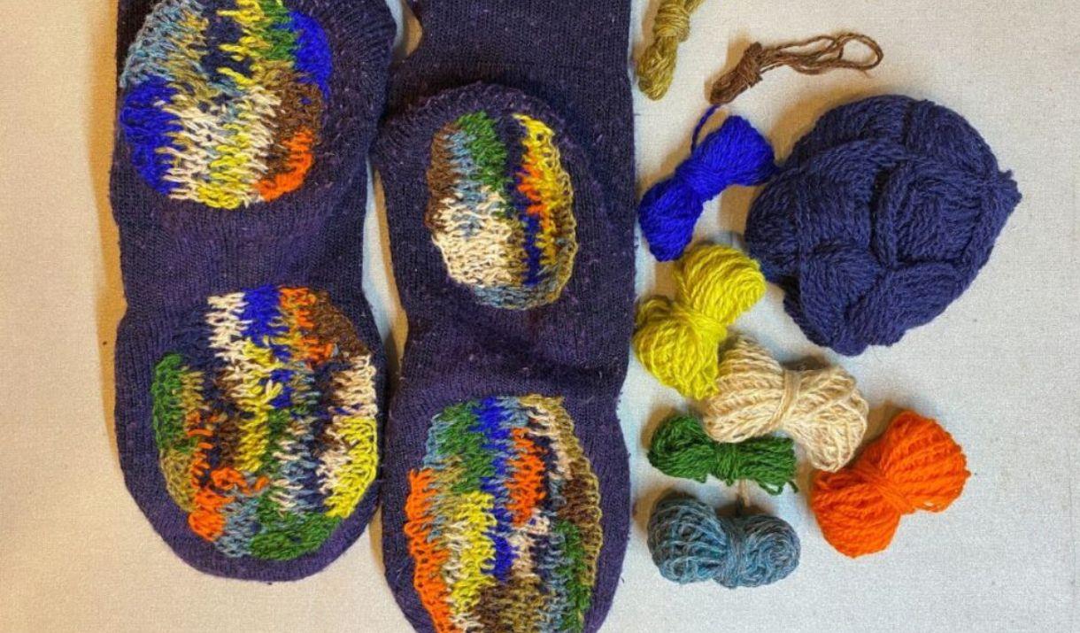 Join the NOW Gallery for a creative darning workshop led by mending specialist Hikaru Noguchi, as part of Celia Pym’s Socks: The Art of Care and Repai