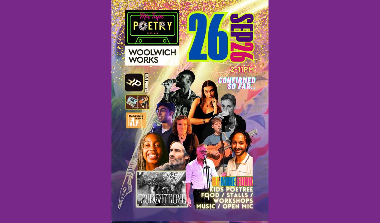 Bringing together poetry open mic and spoken word poetry communities with music, food and fun!