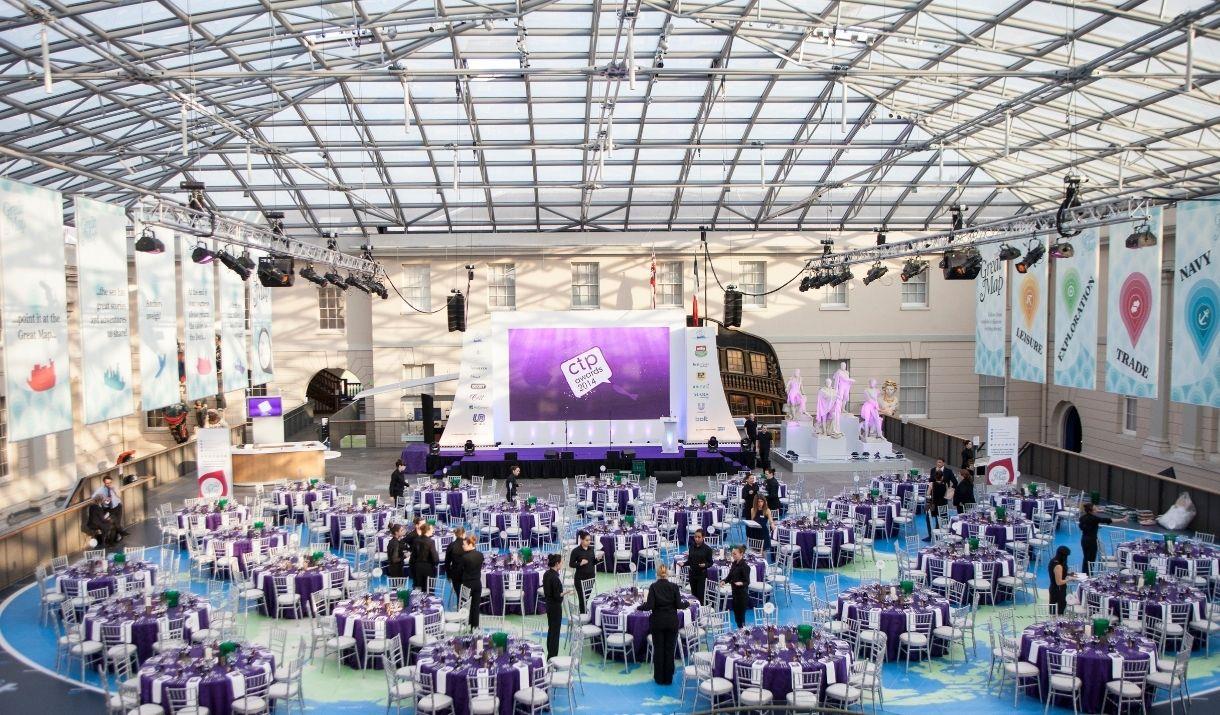 Meeting and event space at the The Great Map, National Maritime Museum in Greenwich