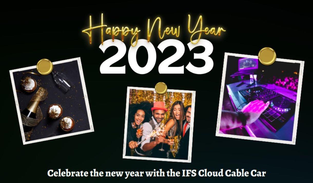 Celebrate New Year's Eve at the IFS Cloud Cable Car