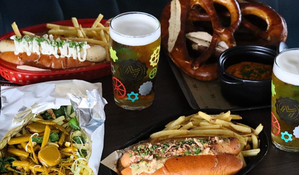 Meantime craft beers meet Bavarian inspired food!