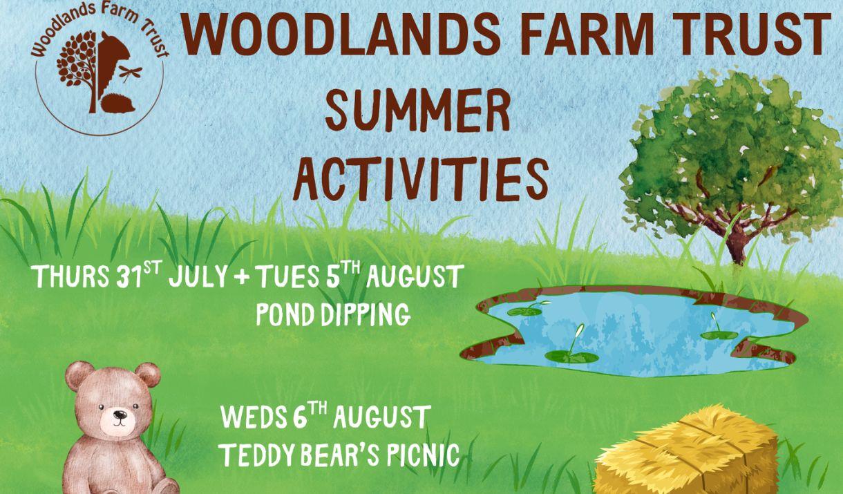 Come and find out what animals live beneath the surface of the Woodland Farm's pond