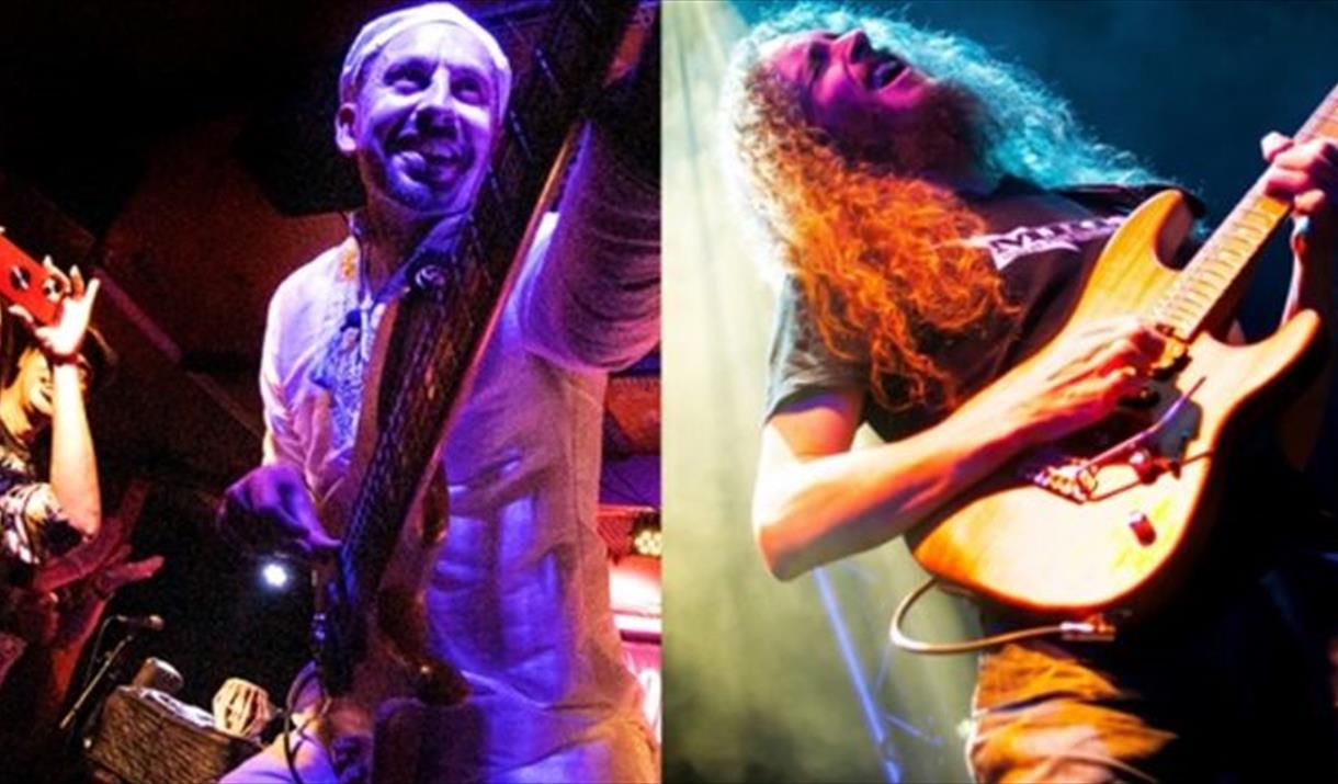 Get ready for an electrifying night of jazz fusion as internationally acclaimed bassist Shez Raja brings his powerhouse band to the stage