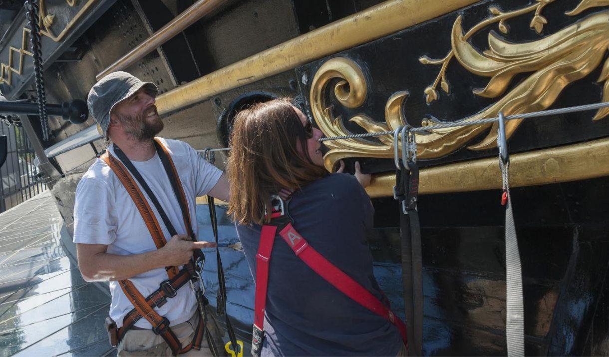 Come onboard and have a chat with the team who care for and conserve Cutty Sark