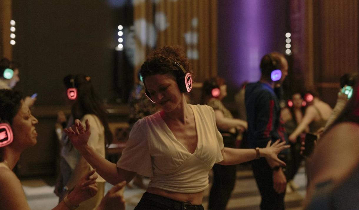 Experience a silent disco like no other, and dance the night away as Painted Hall as it is transformed into a luminous dance floor