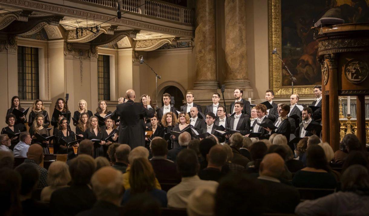 The Monteverdi Choir, accompanied by the English Baroque Soloists will perform two of Bach’s miniature masterpieces, followed by Handel’s Dixit Dominu