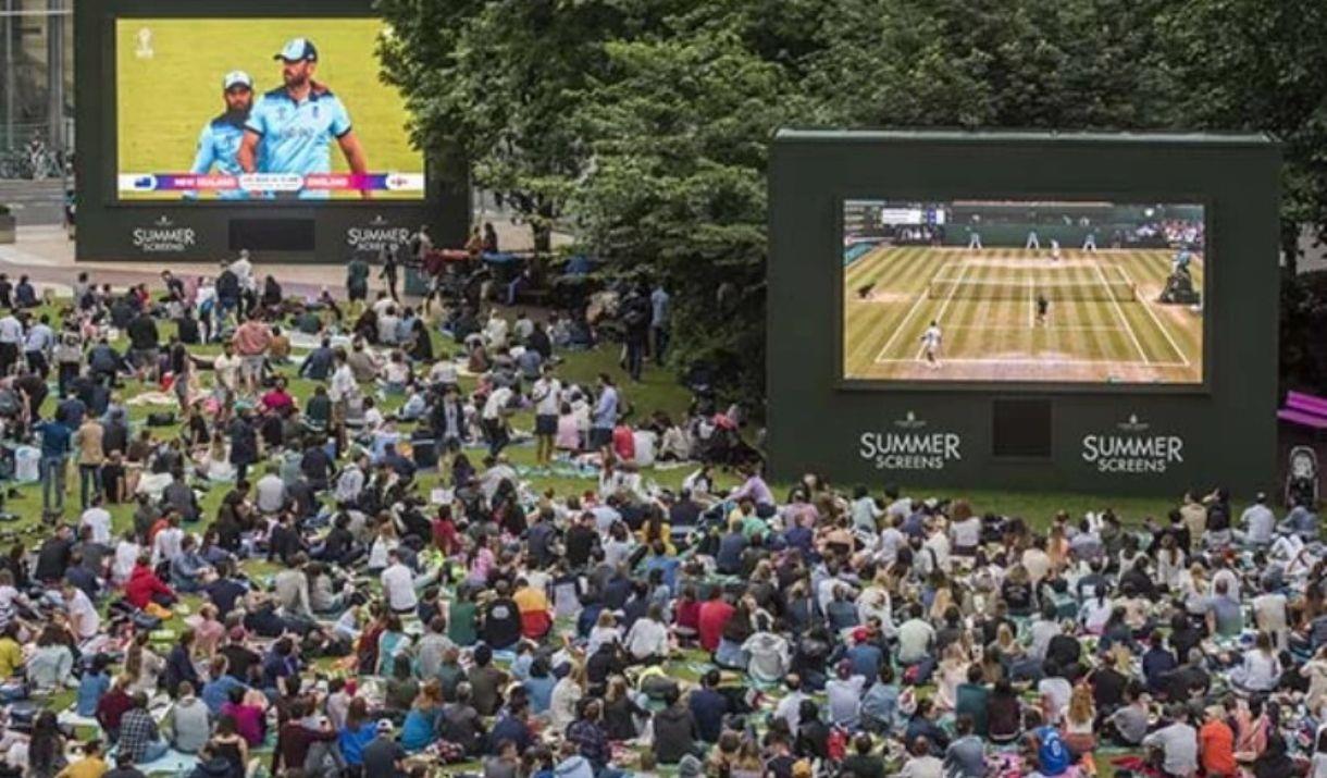 From F1 to cricket, and of course the iconic Wimbledon Championships, the Summer Screens will be showing the best live sporting action