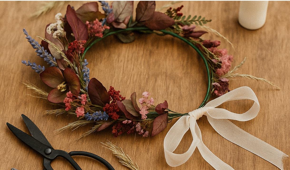 Wild & Whimsical Flower Crown Workshop