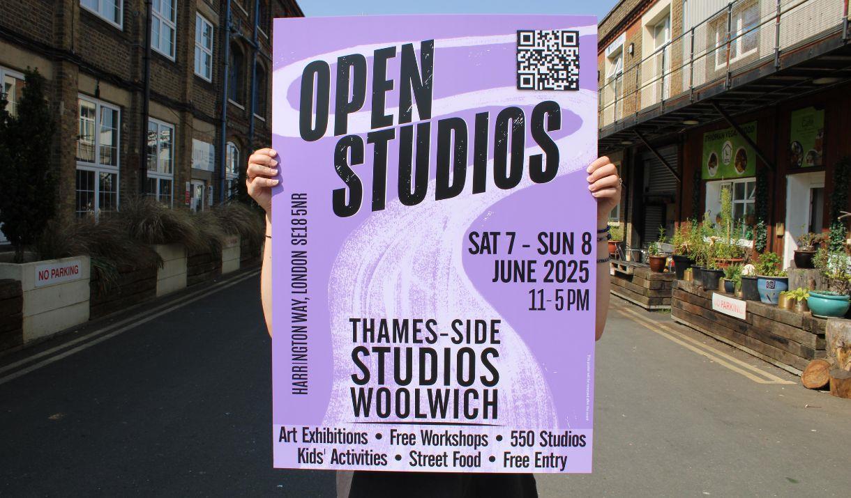Come along to the Thames-Side Studios Woolwich Annual Open Studios weekend!